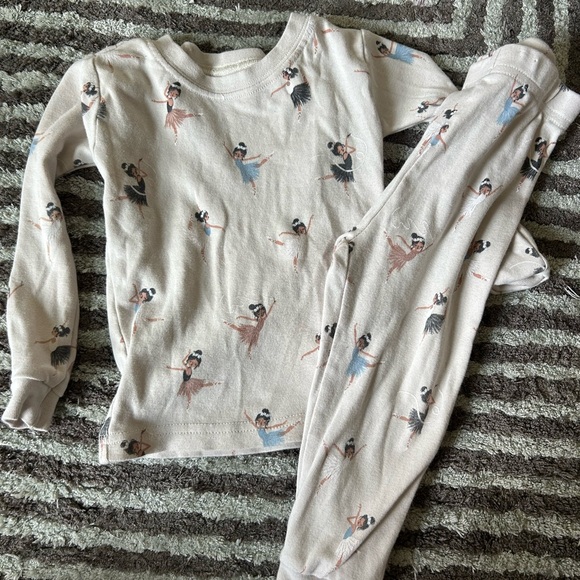 Petit Lem Other - Petite Lem Kids Ballet Dancer Pajamas - Cream